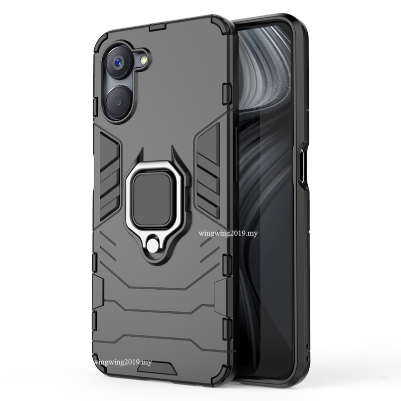 Shockproof Armor Case Untuk Realme V20 Cases Stand Holder Mobil Magnetik Ponsel Penutup Belakang Untuk OPPO Realme V20 Fundas