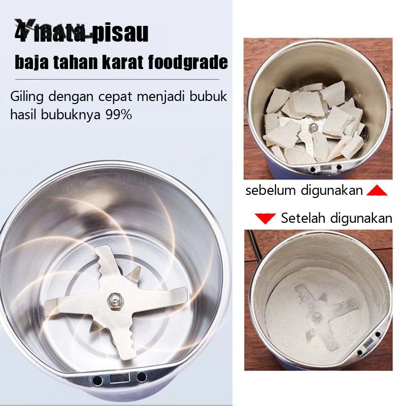 Blender bumbu Giling bubuk dalam 15 detik / food processor VS-1861