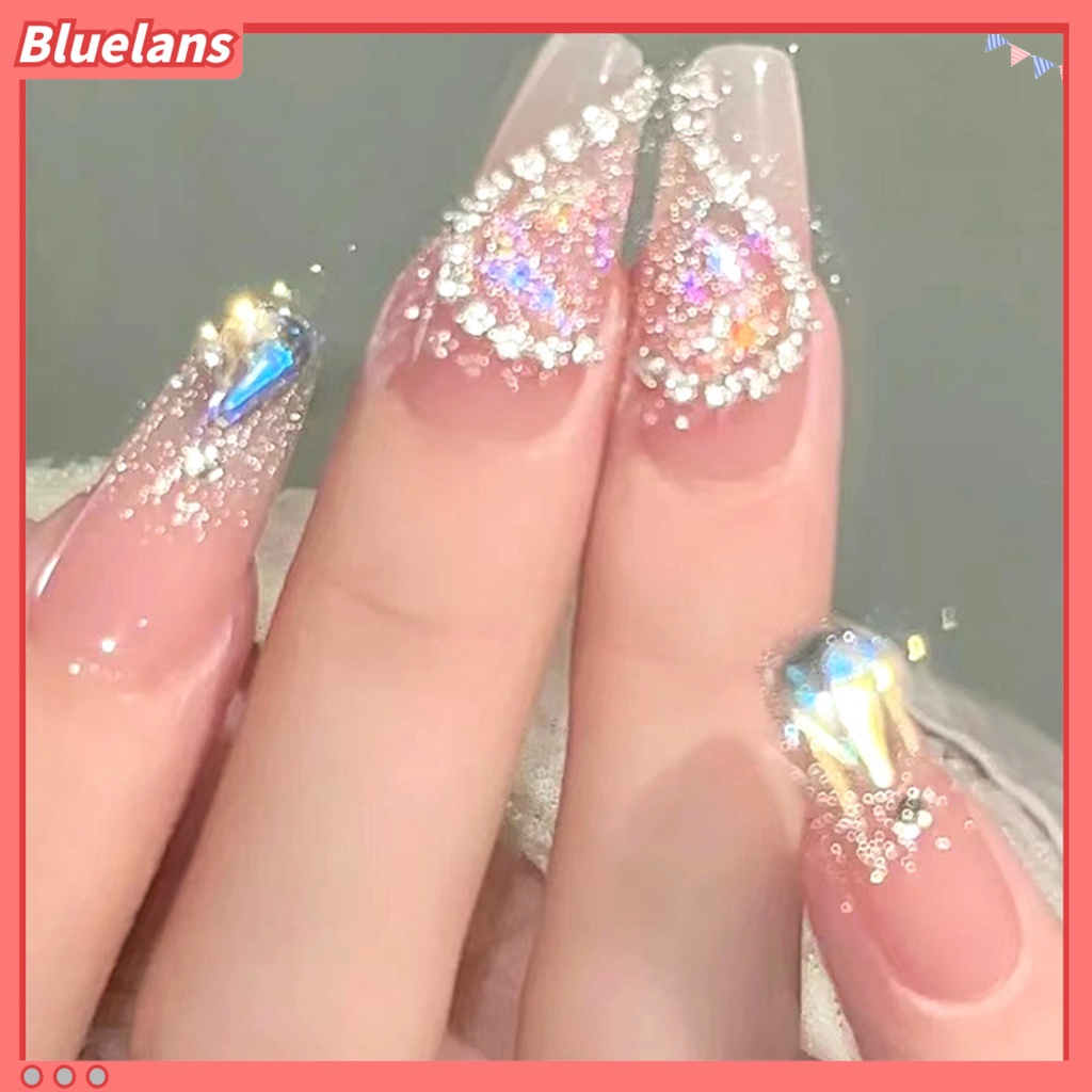 [BLM] 1tas Kuku Payet Efek Mengkilap Gloss Tahan Lama DIY Warna-Warni Sangat Tipis Tidak Teratur Berkilau Nail Art Flash Manicure Store Supply