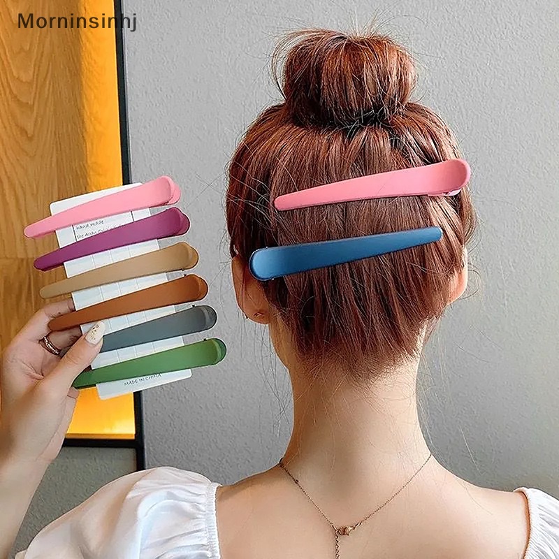 Mornin 10Pcs /Set Permen Warna Duckbill Klip Profesional Hairdressing Jepit Rambut Plastik DIY Perawatan Rambut Hair Clamp Styling Tools id