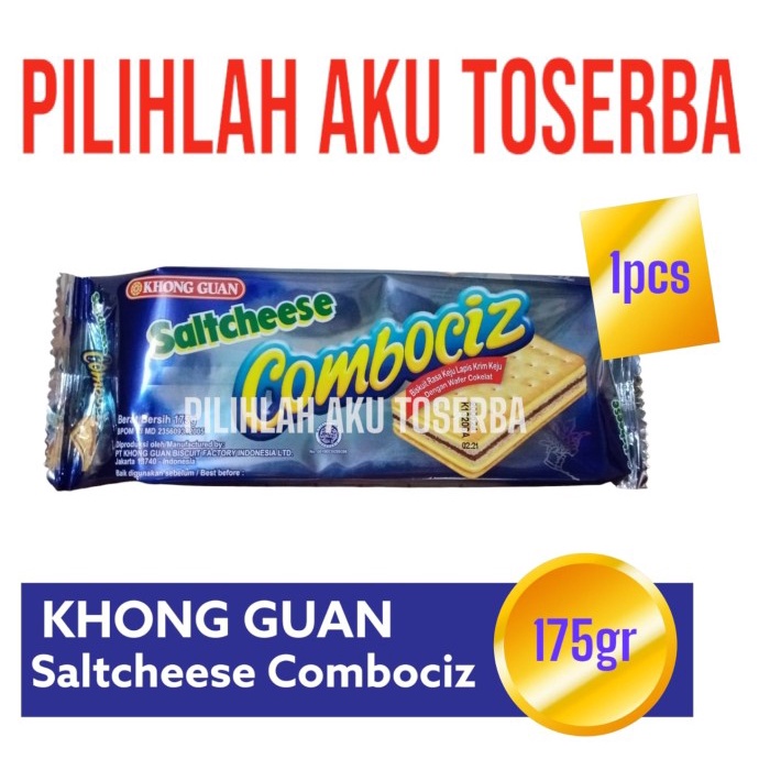 Biskuit Khong Guan SALTCHEESE COMBOCIZ 175 gr - ( HARGA 1 PCS )