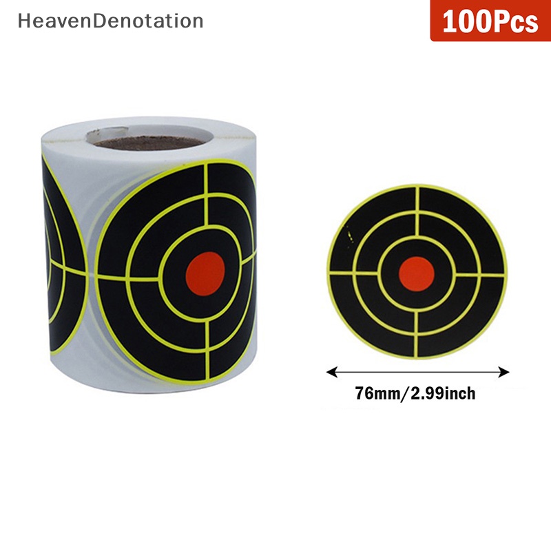 [HeavenDenotation] 100 /250pcs Stiker Shoog Target Tembak Splatter Untuk Latihan Shoog HDV