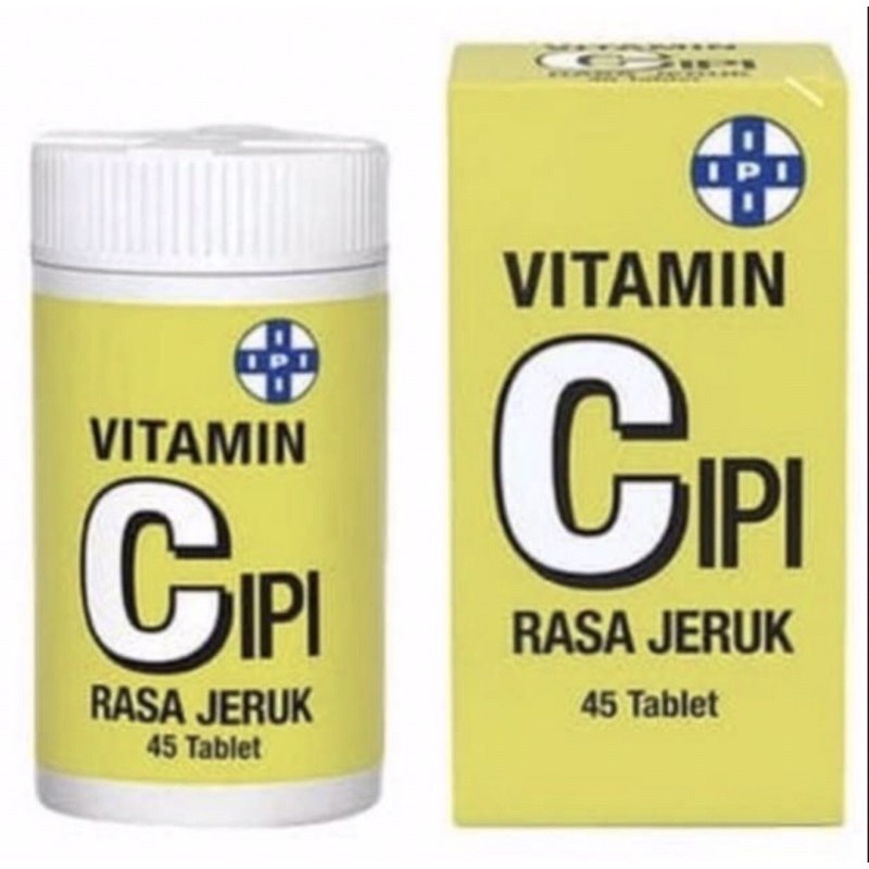 Vitamin C IPI | A IPI | B complex  IPI kemasan botol isi 45 tablet hisap