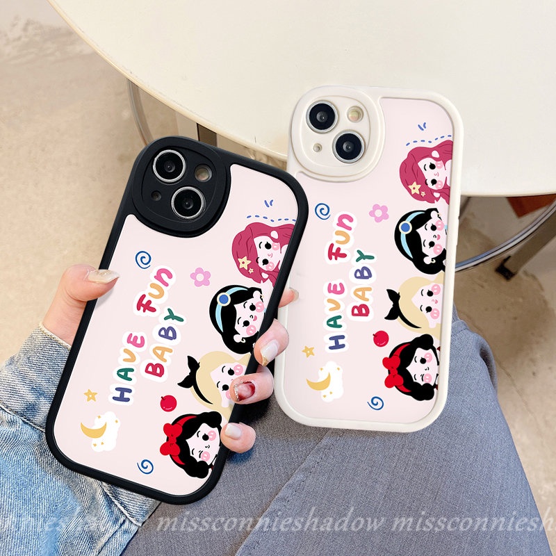 Soft Case Untuk Oppo A78 A96 A95 A58 A77s A16 A17K A57 A17 A7 A16E A54 A5 A9 A76 A31 A5s A15 A12 A16s A16K A74 A1K A3S A55 Reno 8T 7Z 7 8 5Z 5F Kartun Princess Lucu Disney Family/Baju Keluarga/Baju Couple Keluarga/Baju Couple Keluarga