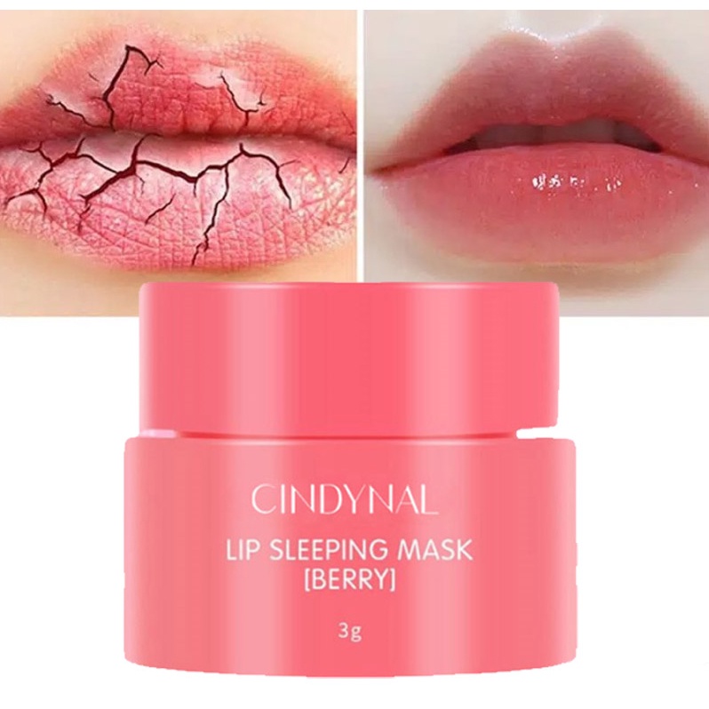 (UMU SUPPLIER) Cindynal x Laneige Moisturizing Lip Sleeping Mask - Masker Bibir Collagen Vitamin C