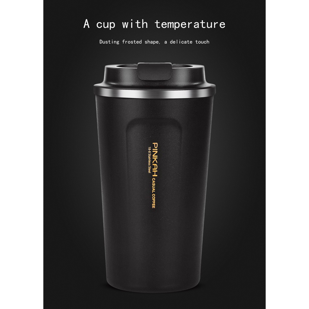 PINKAH PJ-3549 - Insulated Vacuum Stainless Steel Coffee Mug 510ml