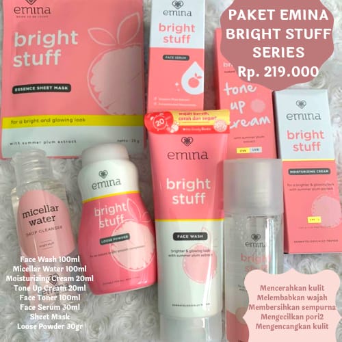 Paket Emina Bright Stuff 8in1