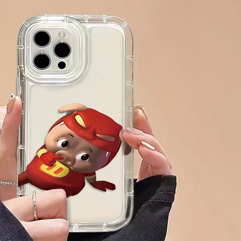 IPHONE Soft Case Silikon Babi Lucu Kompatibel Untuk Iphone14 13 11 12 Pro XS Max X Xr7 +8 Plus Casing Ponsel Pasangan TPU Shockproof Cover