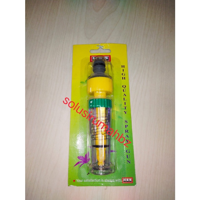 Semprotan Air Taman Lurus Plastik Hss Kepala Spray Cuci Mobil Motor pvc plastic semprot alat hose nozzle