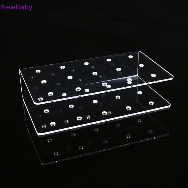 Newbaby Tempat Kue Lolipop Display Stand 15lubang Akrilik Bening Tempat Permen ID