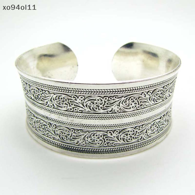 Xo Hot! Totem Bangle Cuff Gelang Perak Tibet Tibet Baru OL