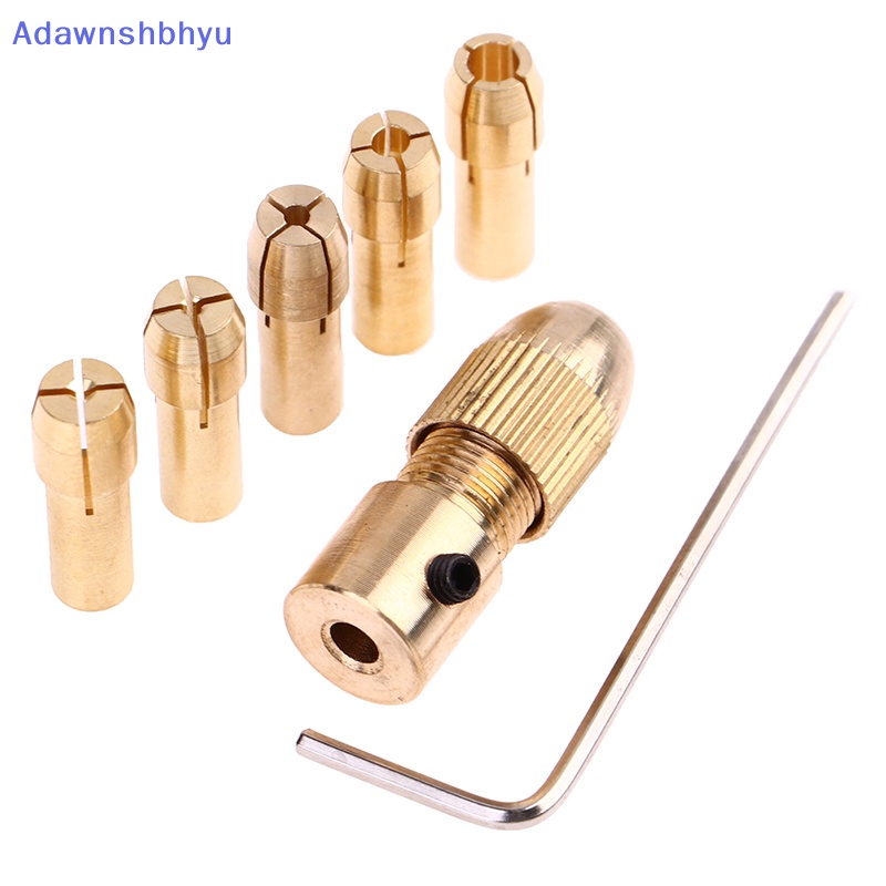 Collet Kuningan Adhyu Untuk Mini Rotary Elektrik Motor Shaft Drill Chuck Bit Alat Bor ID