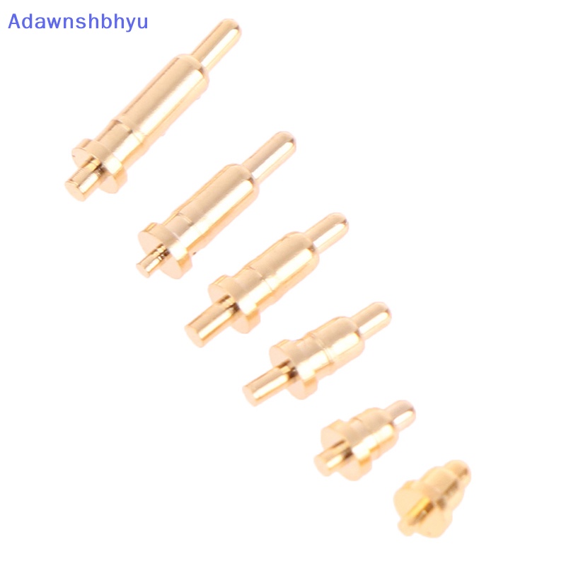 Adhyu 10Pcs Konektor Pogo Pin Pogopin Spring Loaded Contact SMD Pcb3 4 5 6 7 8 9 10 12 14 MM Test Prob ID