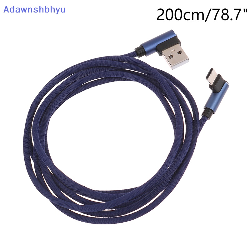 Adhyu usb Type c 90derajat Pengisian Cepat usb c Kabel Tipe-c data Cord Charger usb-c ID