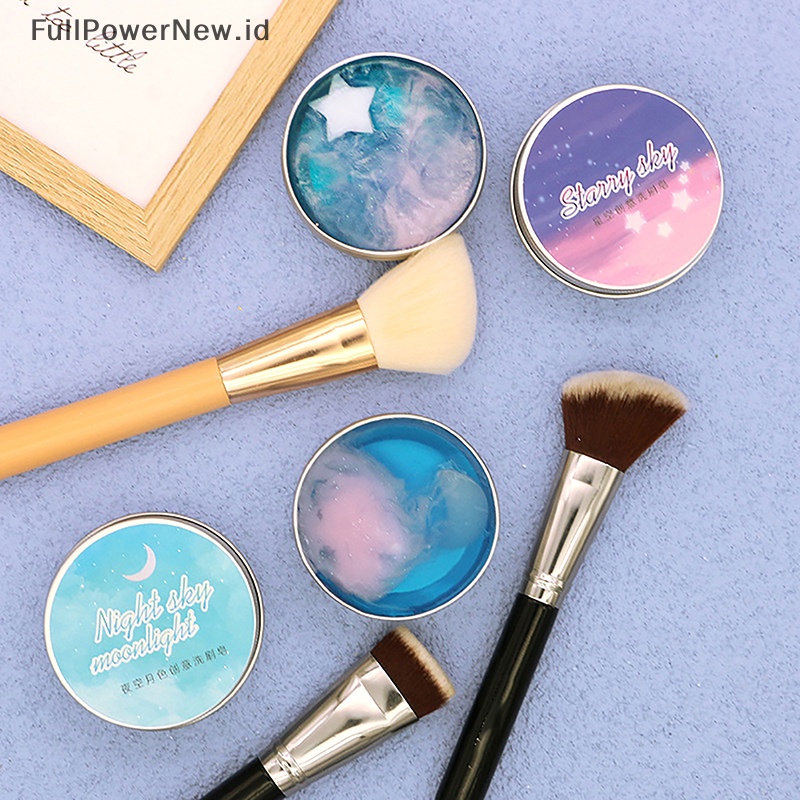 Power Moon Silicone Makeup Brush Cleaner Sabun Pad Washing Scrubber Board Cleaner Mangkok ID