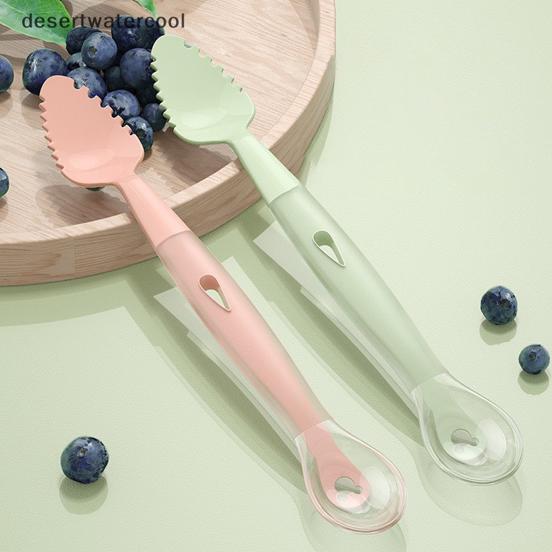 Deid Sendok Kerokan Bayi Bayi Bahan PPSU Double ended Fruit Feeding Spoon Martijn