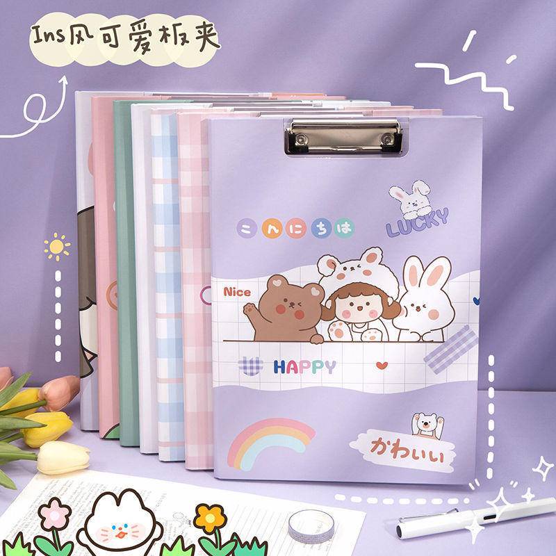 

Folder pemilik papan a4 Cute folder Student writing pad Test paper storage folder Paper writing board Exam folder