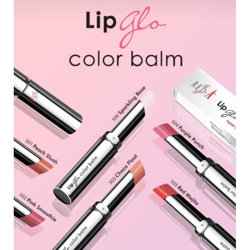 Red A Lip Glo Color Balm