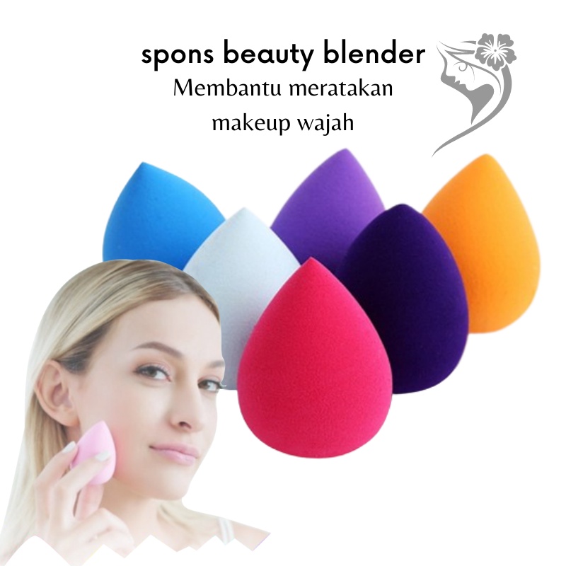 GOS -A410- Spons Beauty Blender - Sponge Make Up Sponge Blend - Beauty Blender for Blending Contouring