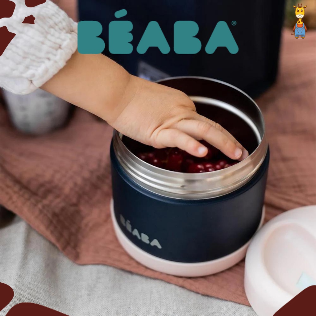 Beaba Thermo Portion Isotherme Stainless Steel Food Jar 500ml