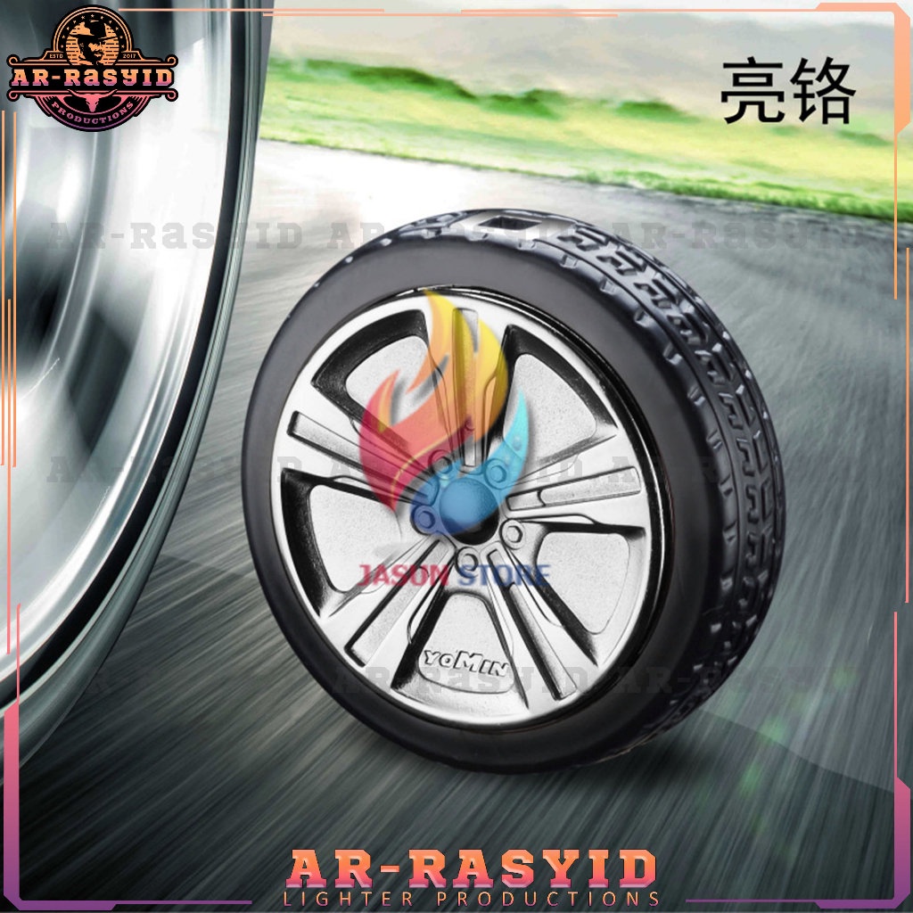 TERBARU! Korek Api Gas Roda Ban Mobil Car Wheels Yomin Lighter YM-110