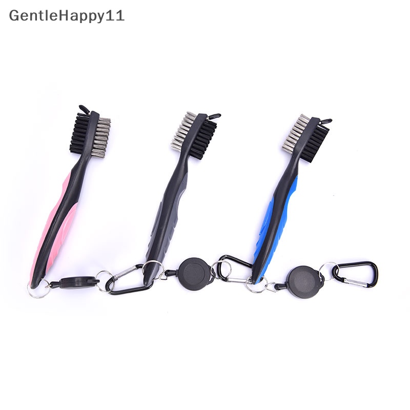 Gentlehappy Sikat Club Golf Sikat Pembersih Alur 2sisi Golf Putter Wedge Ball Cleaner Kit id