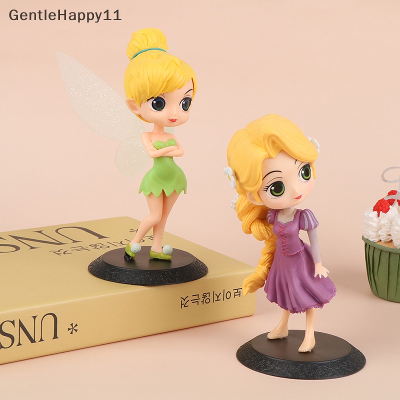 Gentlehappy Disney Q Posket Princess Alice Tinker Bell Figure Model Mainan Figure Kue Model Animasi Boneka Hadiah Dekorasi Rumah Pesta Ulang Tahun Figure Princess Hiasan Kue id