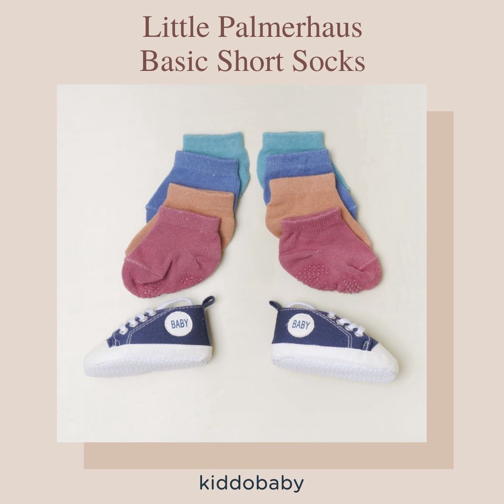 Little Palmerhaus Basic Short Socks WITH ANTISLIP (KAOS KAKI)