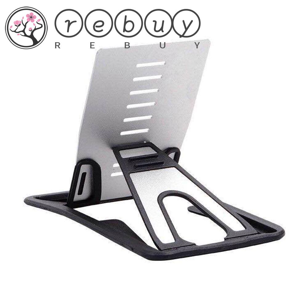 Rebuy Mobile Phone Stand Universal Aluminium Alloy Braket Lipat Meja Desk PC Tablet Table Mount Penyangga Rak Telepon