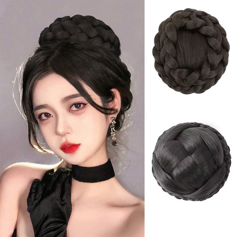 Aksesoris Rambut Gaya Princess Untuk Wanita Sanggul Hairpiece Wig Untuk Pakaian Tradisional China Dan Pernikahan