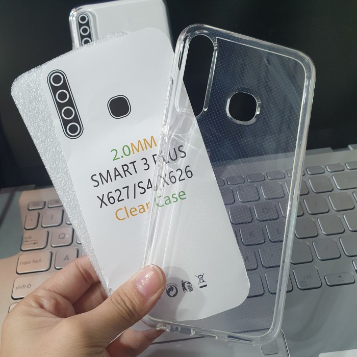 C/C- CASING COVER INFINIX SMART 6 6 NFC 6 PLUS SMART 5 SMART 4 SMART 3 PLUS SMART HD CASE SOFTCASE CLEAR HD BENING 2.00mm TRANPARAN SILIKON KARET CASING COVER SMART 3+ + NOT ANTICRACK