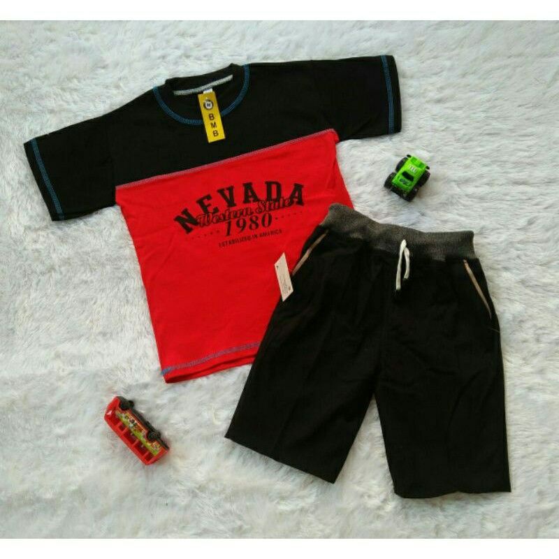 { DISKON } SETELAN BAJU ANAK LAKI LAKI CHINOS + BAJU ANAK LAKI LAKI DAN PEREMPUAN NEVADA 1 -12 TAHUN