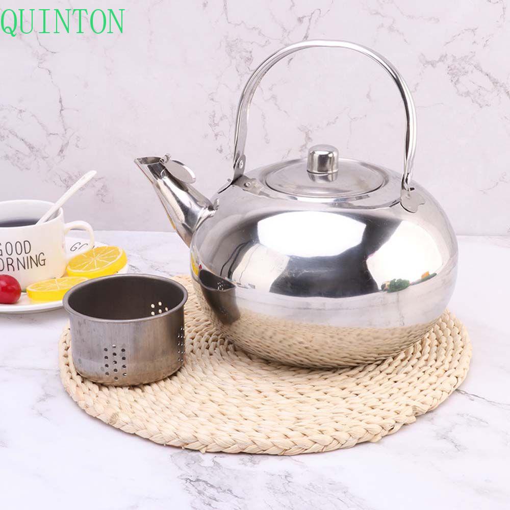 Quinton Tea Kettle Removable Craft Teh Dengan Saringan Aksesori Peralatan Dapur Saringan Air Kopi