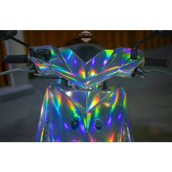SKOTLET HOLOGRAM LASER SKOTLET MOTOR CHROME SKOTLET HOLOGRAM PELANGI skotlet motor pelangi SKOTLET M