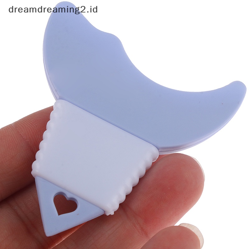 (drea) Stensil Eyeliner Dapat Dicuci Bahan Silikon Template Asisten Alat Make Up Cepat //