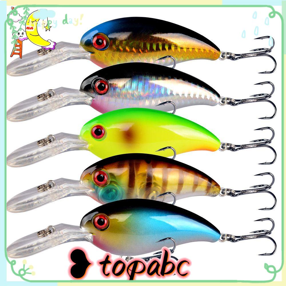 TOP 1 Pcs Umpan Pancing Wobblers Berputar Fishing Tackle Memancing Aksesoris Popper Kodok Umpan Palsu