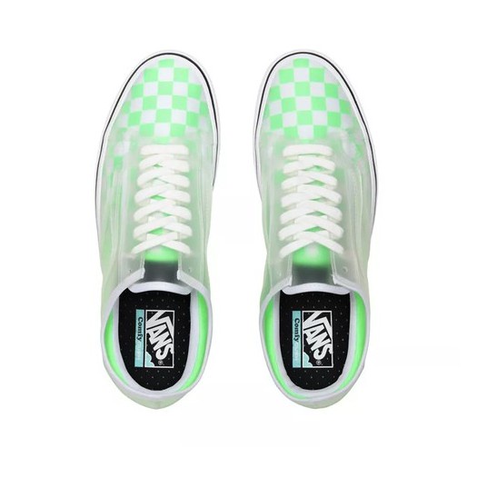 SEPATU VANS OFF THE WALL | SLIP SKOOL COMFYCUSH CHECK GREEN