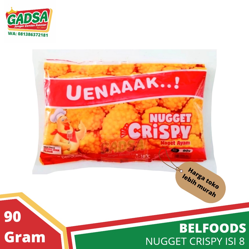 Nugget Crispy BELFOODS 90 Gram