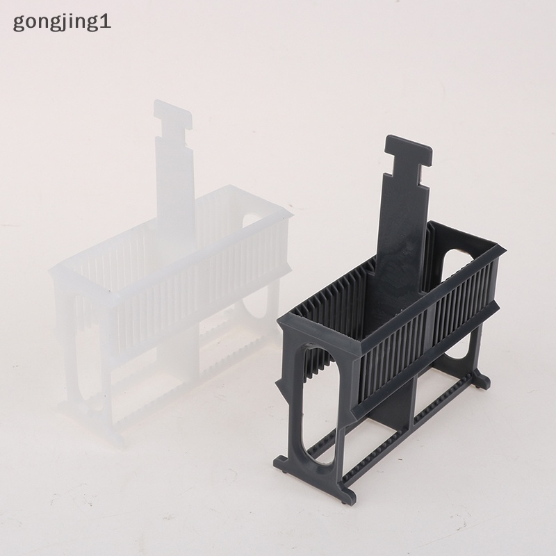 Ggg 24slot Staining Jar Rack Tempat Mikroskop Slide, Slide Staining Rack Dish Set ID