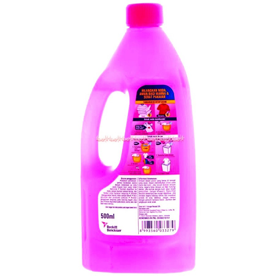 Vanish Botol 500ml Vanis Cair Penghilang Noda Membantel Pakaian bewarna Fanish fanis Colour Vanis