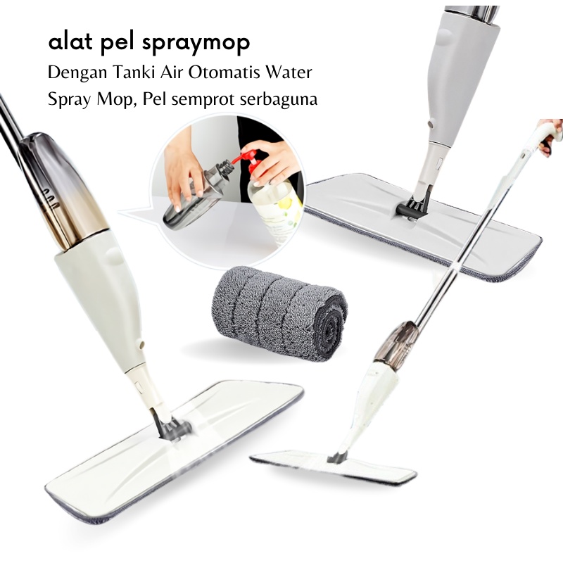 GOS-D301- Spray Mop Praktis Otomatis Aurora Water Spraymop