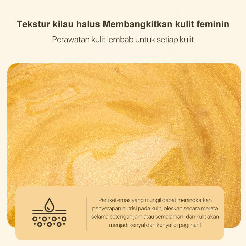 Gold Masker versi upgrade dengan molekul emas Retinol Snake Venom Mask