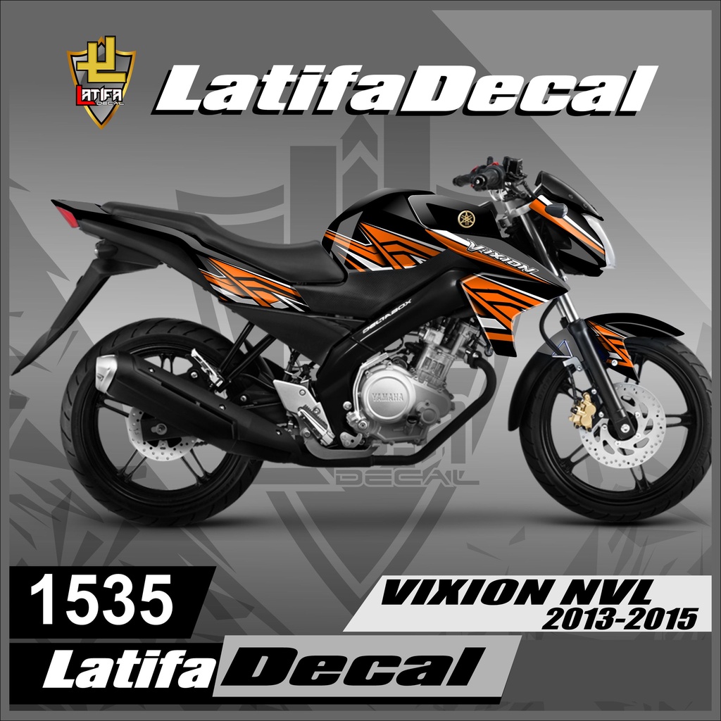 (COD) sticker - Aksesoris Sepeda Motor Decal Vixion NVL 2013-2015 Full Body Keren Stiker Vixion NVL 
