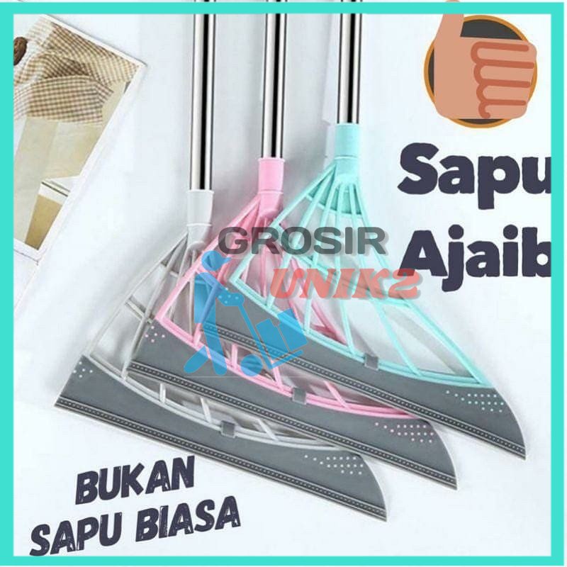 Sapu ajaib multifungsi-sapu magic broom lipat silikon multifungsi