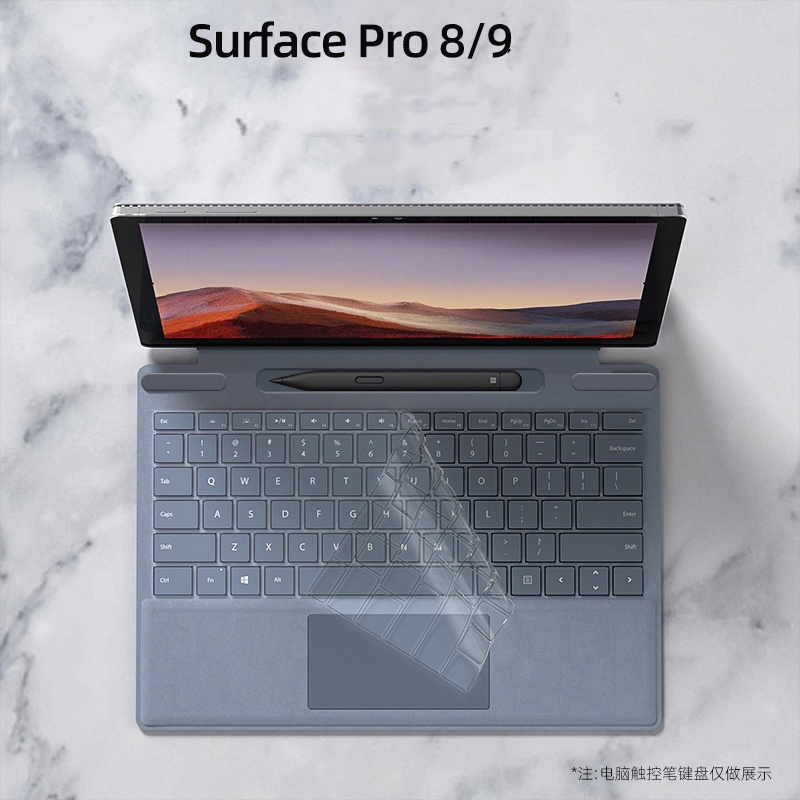 Pelindung Keyboard Untuk Microsoft Surface Pro 8key Protector Surface Pro 9sarung Keyboard TPU Flim