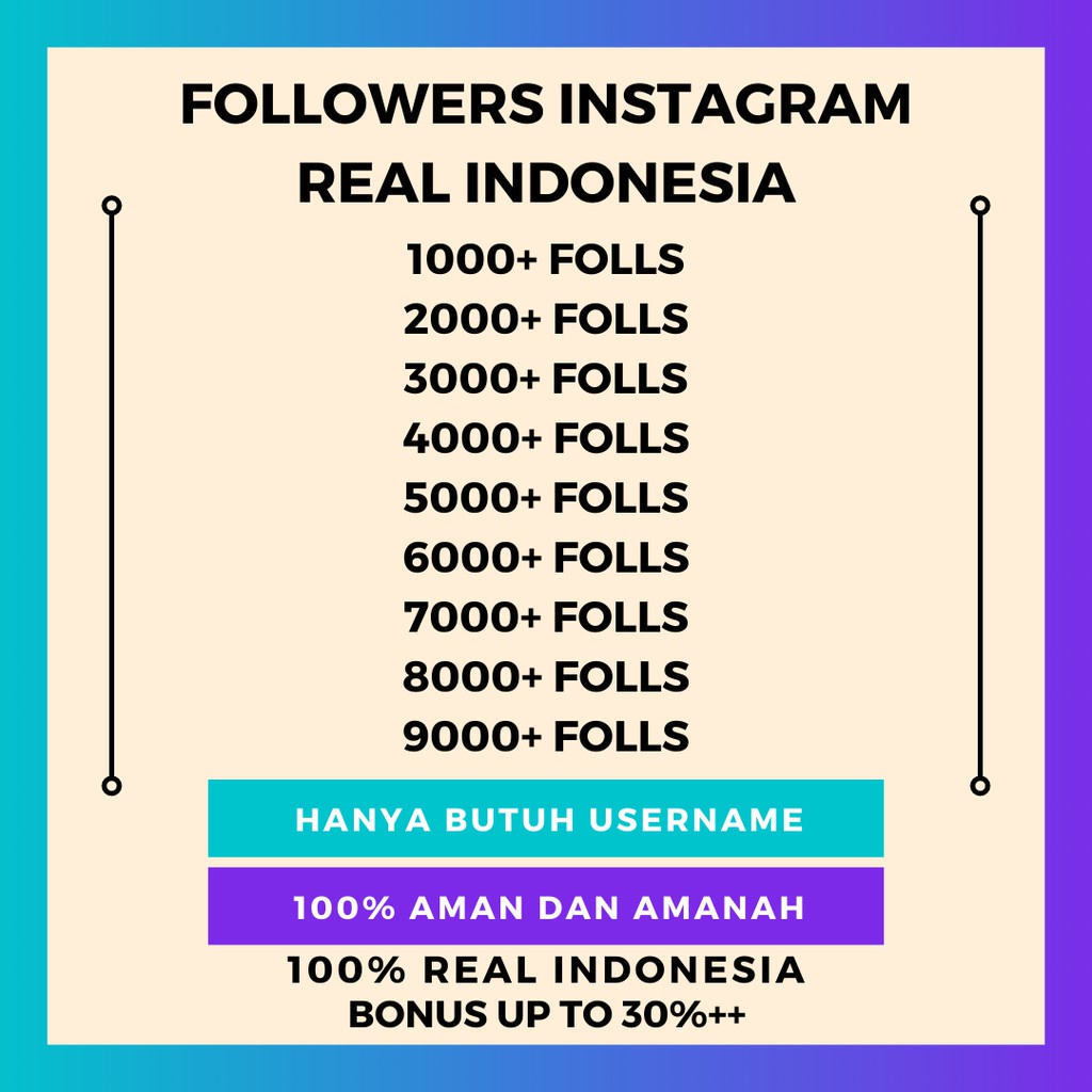 FOLLOWERS IG REAL INDONESIA FOLLOWERS INSTAGRAM INDO FOLLOWER IG