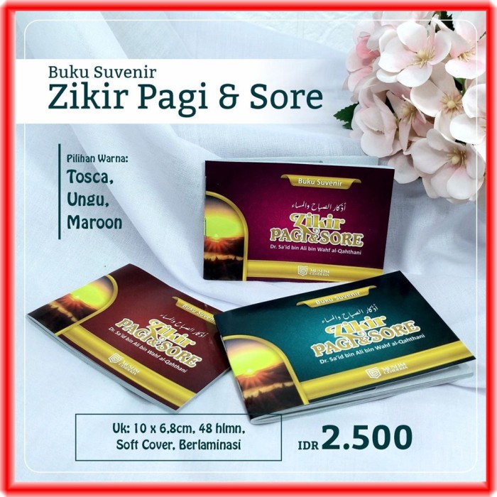 Buku Souvenir Dzikir Pagi Petang Zikir Pagi Sore Muslim Cendekia
