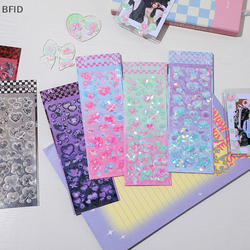 [BFID] Kawaii colorful cloud bubbles Kpop photocard Hias ers laptop Hias er Alat Tulis Sekolah [ID]