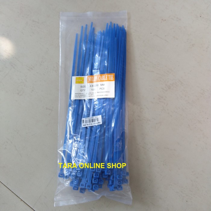 

Kabel Ties Biru 25 Cm x 4,8 mm Kitani - 7112240