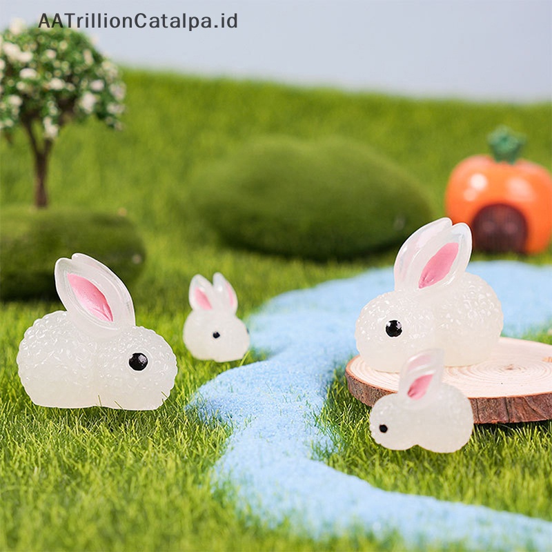 Galihrillion tkkatalpa 5pcs alfininiature stapelabbit galihlowing stapeligurines stapellow in alfinark alfinarden mustofaairy stapelecoration kemenkumham